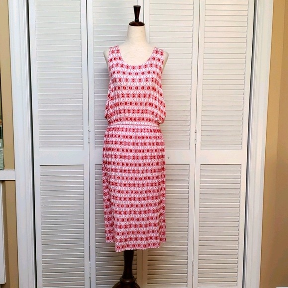 Faded Glory Dresses & Skirts - NWT Faded Glory Size 12 - 14 Red Print Sundress